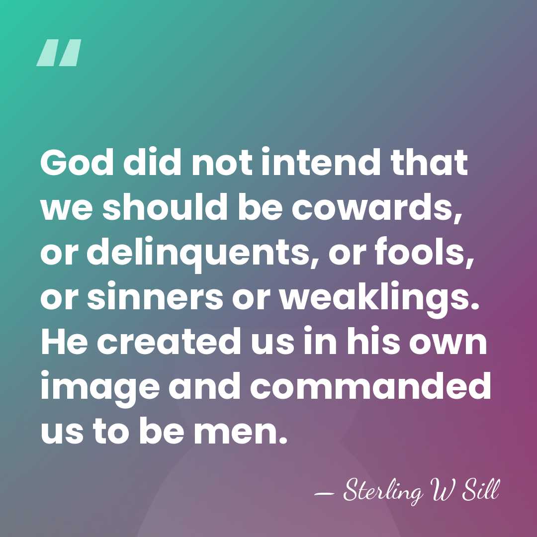 God did not intend that we should be cowards, or delinquents, or&hellip; - Sterling W Sill