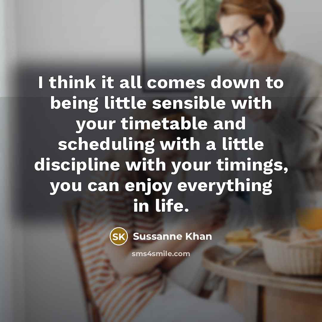 “I think it all comes down to being little sensible…” quote by Sussanne Khan