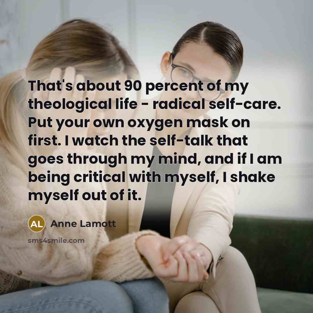 “That's about 90 percent of my theological life - radical…” quote by Anne Lamott