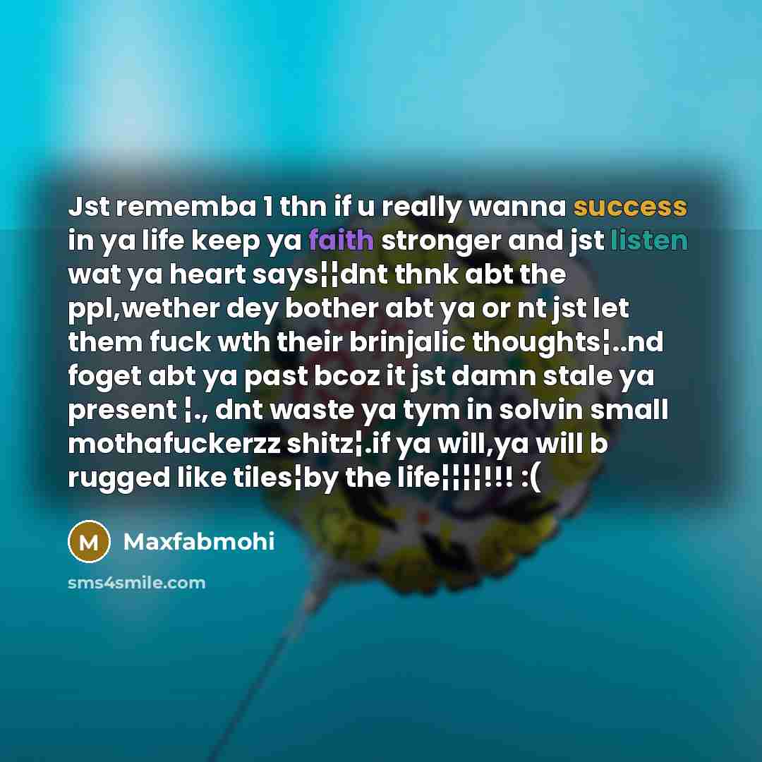 “Jst rememba 1 thn if u really wanna success in…” quote by Maxfabmohi