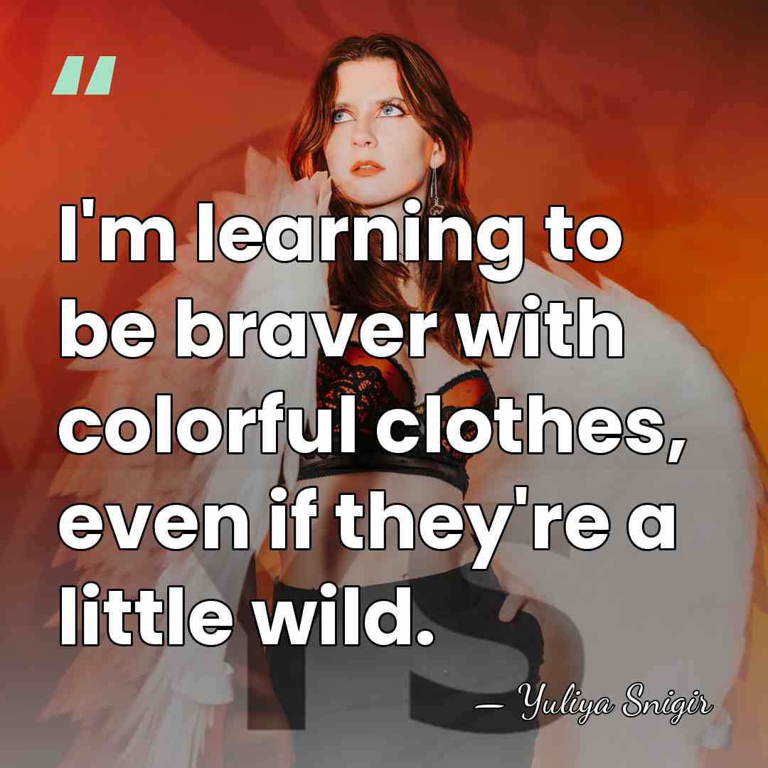 I'm learning to be braver with colorful clothes, even if they're a&hellip; - Yuliya Snigir