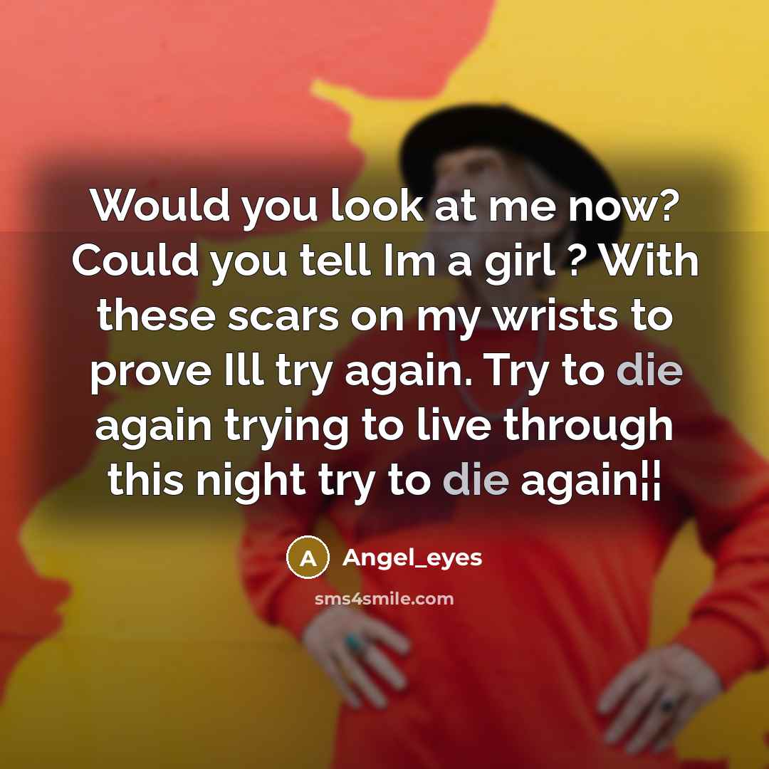 “Would you look at me now? Could you tell Im…” quote by Angel_eyes