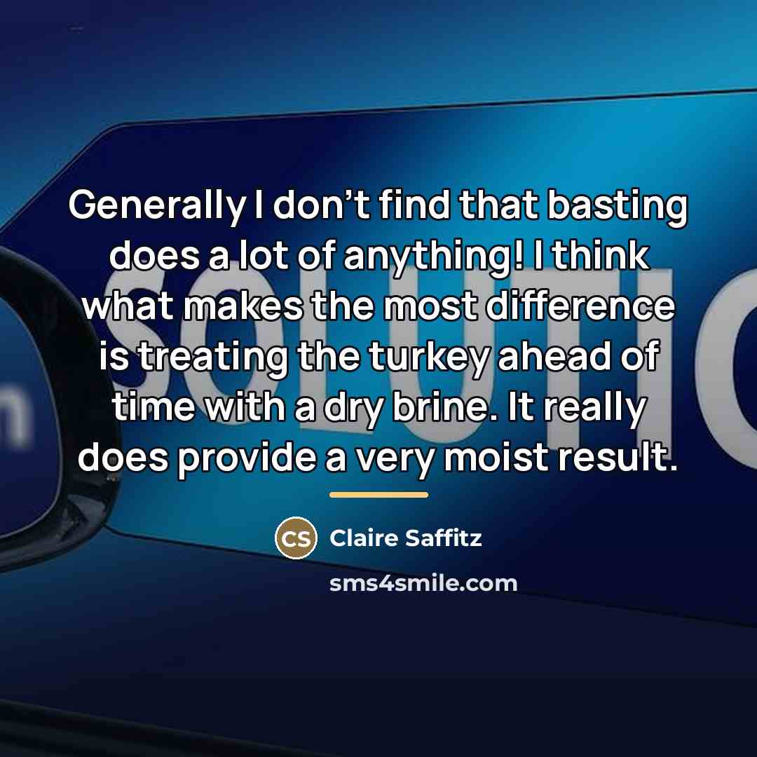 “Generally I don't find that basting does a lot of…” quote by Claire Saffitz