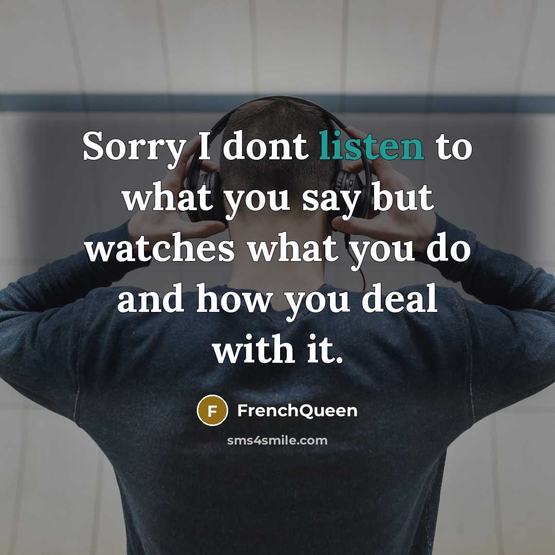 “Sorry I dont listen to what you say but watches…” quote by Frenchqueen