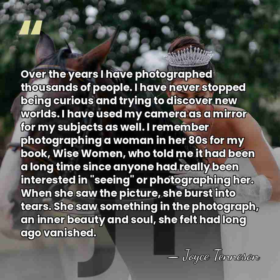 Over the years I have photographed thousands of people. I have never&hellip; - Joyce Tenneson