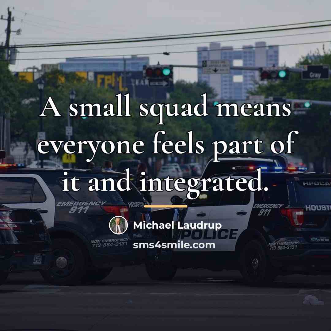 “A small squad means everyone feels part of it and…” quote by Michael Laudrup