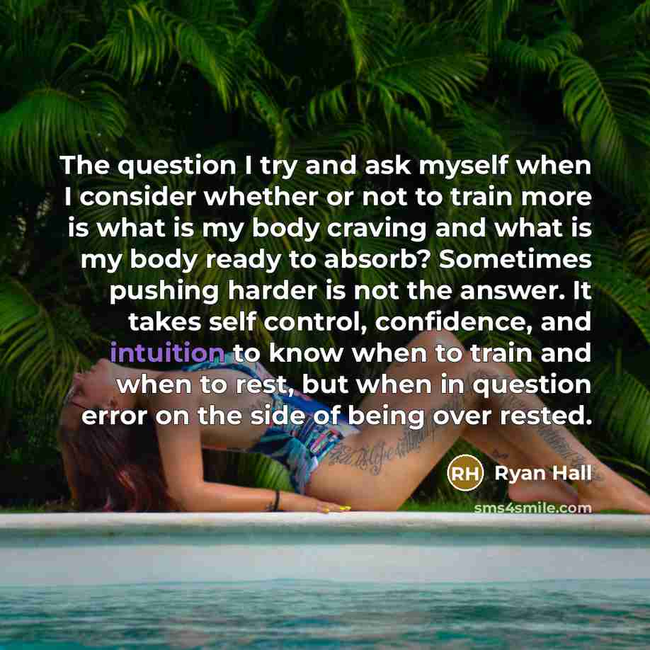 “The question I try and ask myself when I consider…” quote by Ryan Hall
