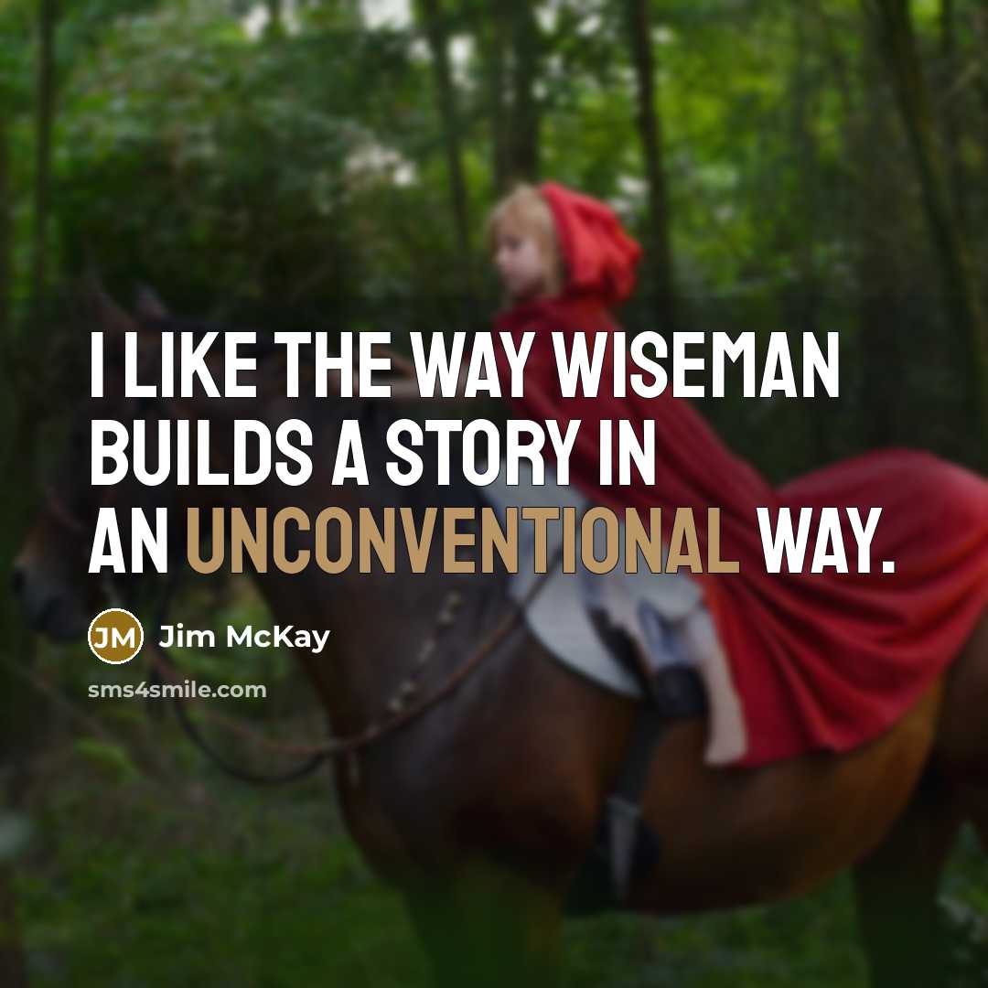“I like the way Wiseman builds a story in an…” quote by Jim McKay