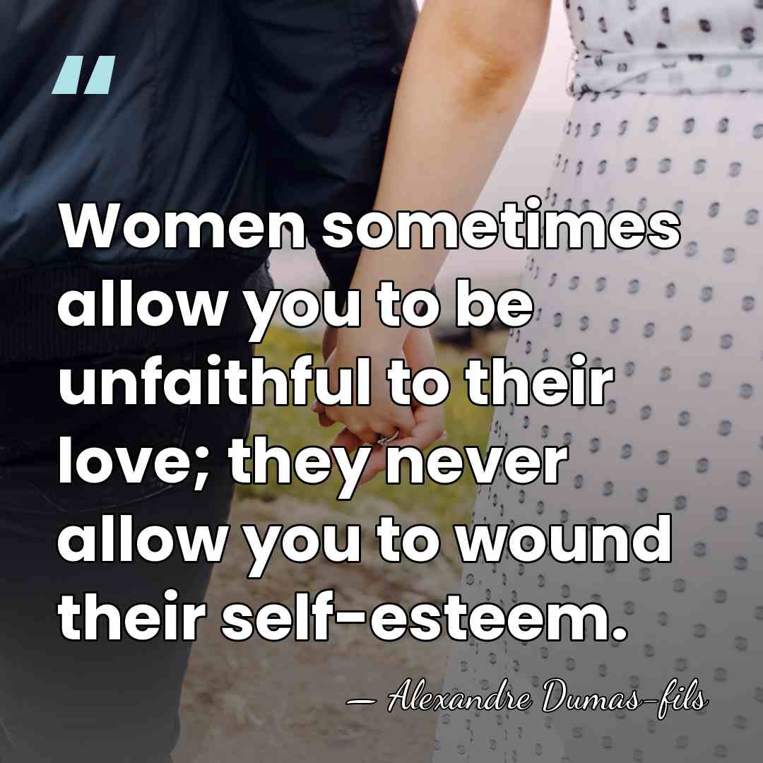 Women sometimes allow you to be unfaithful to their love; they never&hellip; - Alexandre Dumas-fils