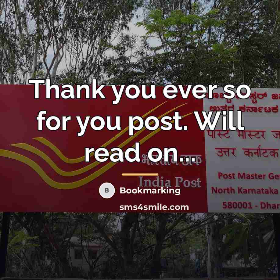 “Thank you ever so for you post. Will read on...…” quote by Bookmarking