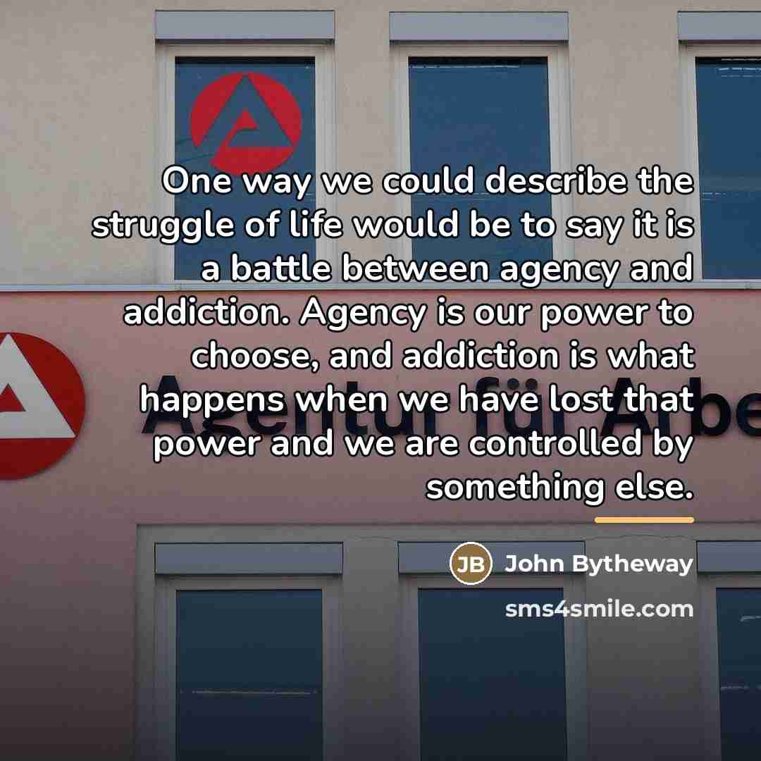“One way we could describe the struggle of life would…” quote by John Bytheway