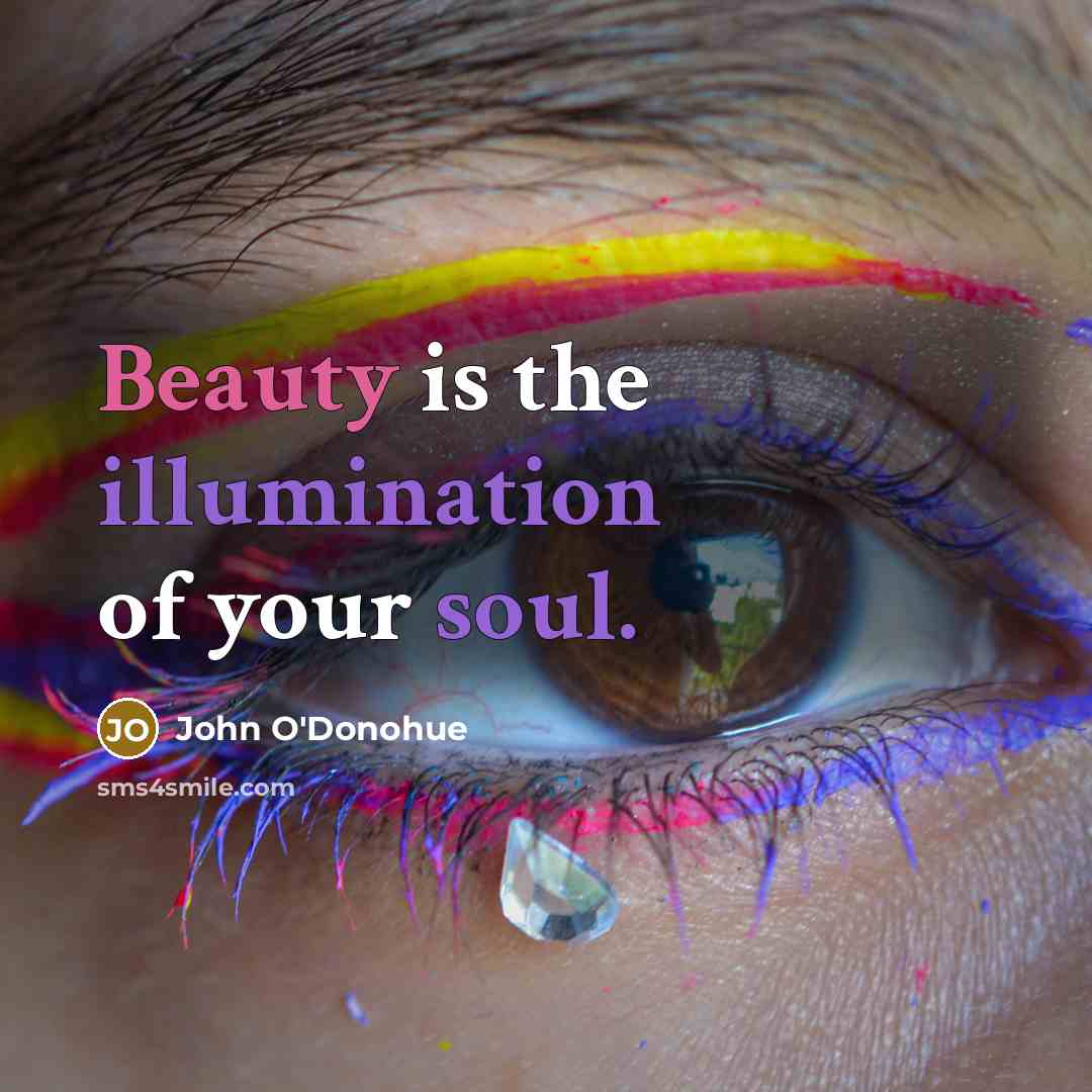“Beauty is the illumination of your soul.…” quote by John O'Donohue