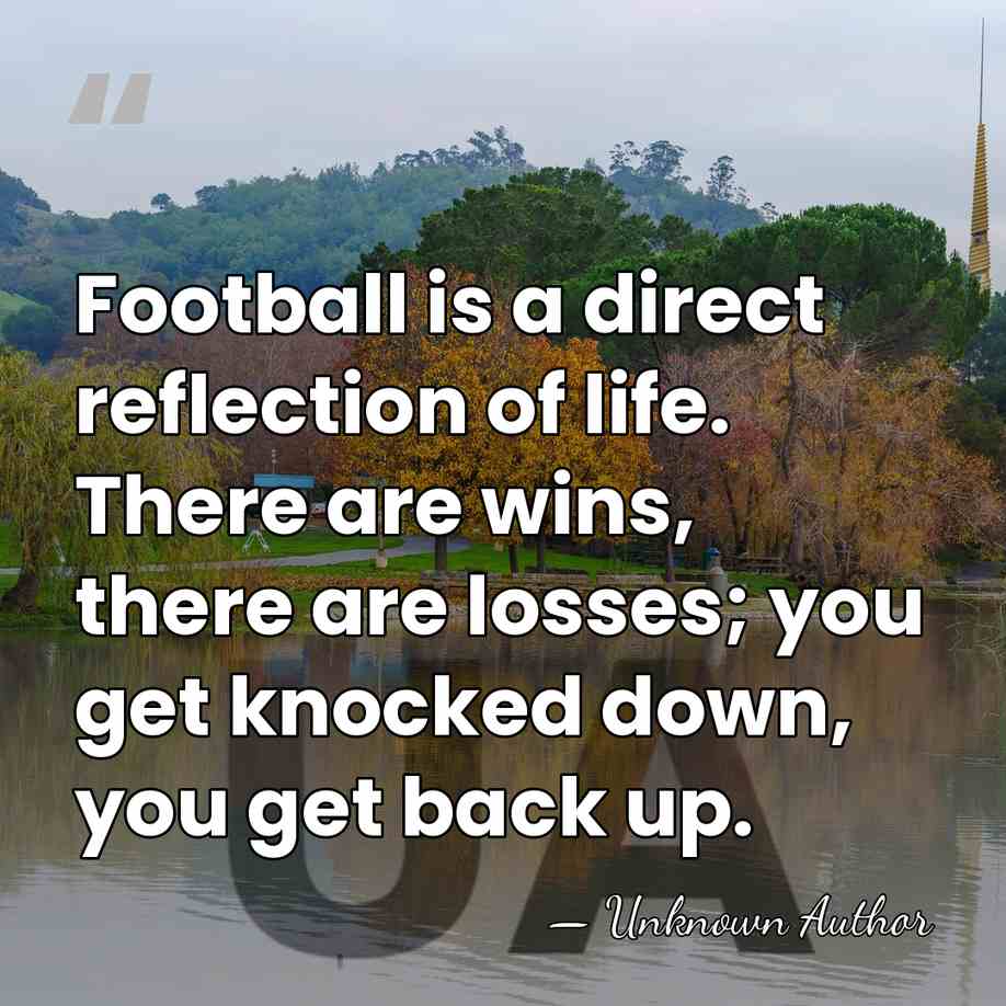 Football is a direct reflection of life. There are wins, there are&hellip; - Chris Spielman