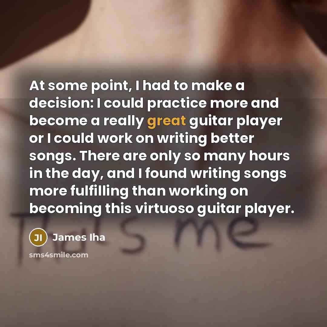 “At some point, I had to make a decision: I…” quote by James Iha