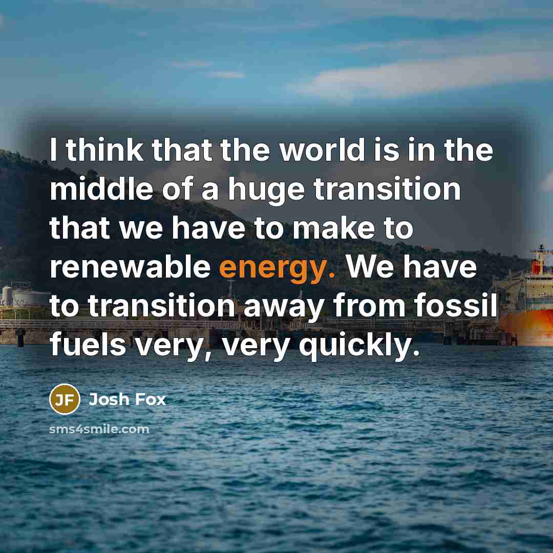“I think that the world is in the middle of…” quote by Josh Fox