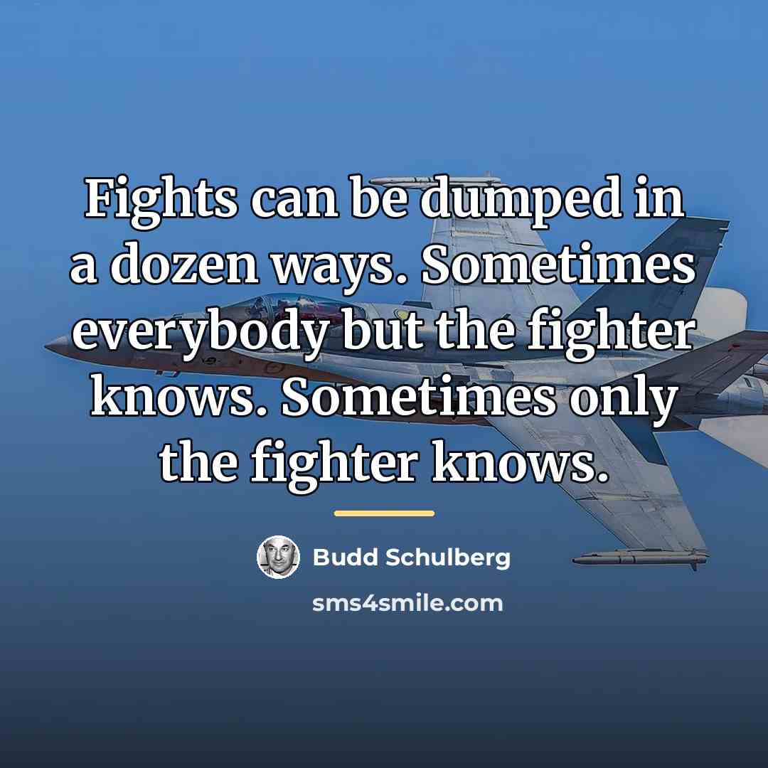 “Fights can be dumped in a dozen ways. Sometimes everybody…” quote by Budd Schulberg