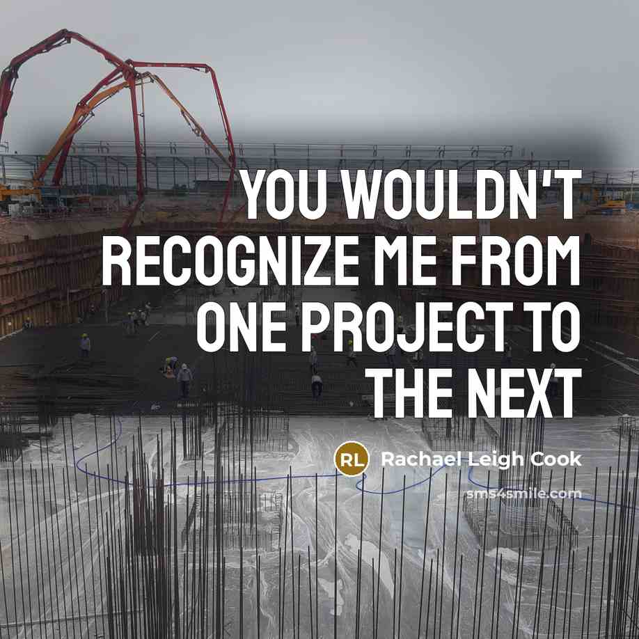 “You wouldn't recognize me from one project to the next…” quote by Rachael Leigh Cook