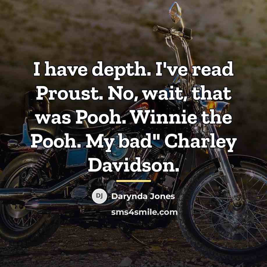 “I have depth. I've read Proust. No, wait, that was…” quote by Darynda Jones