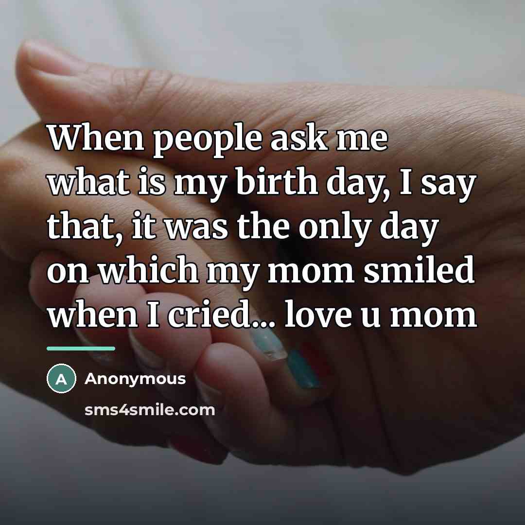 “When people ask me what is my birth day, I…” quote by Anonymous