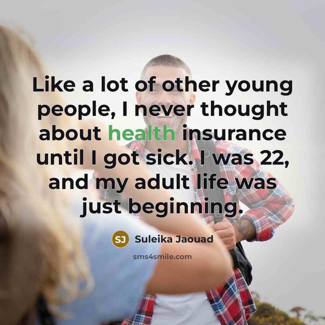 “Like a lot of other young people, I never thought…” quote by Suleika Jaouad