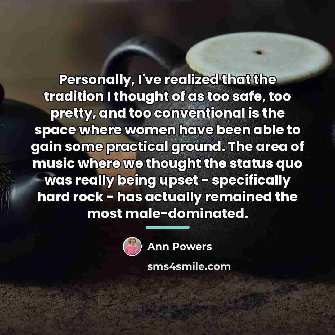 “Personally, I've realized that the tradition I thought of as…” quote by Ann Powers