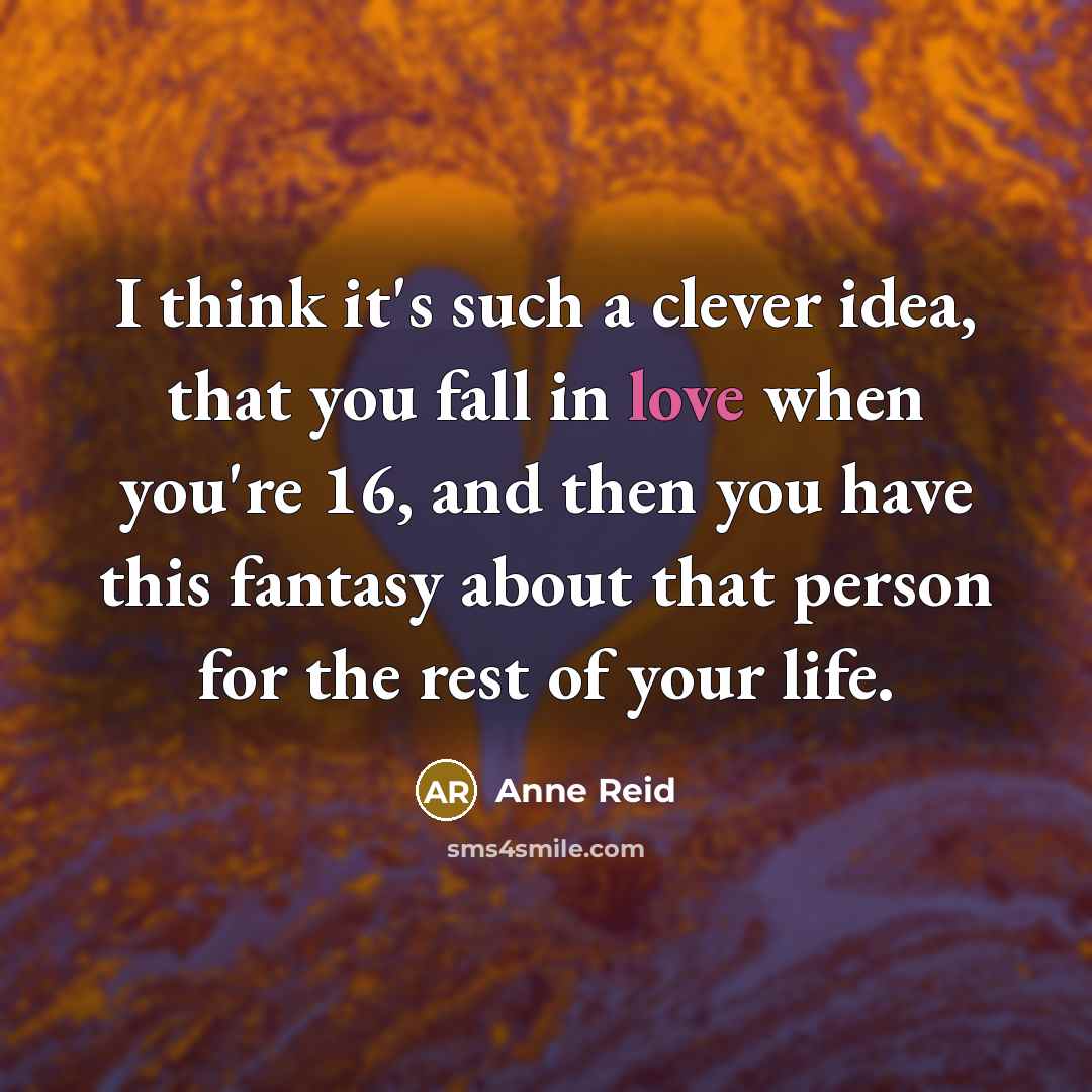“I think it's such a clever idea, that you fall…” quote by Anne Reid