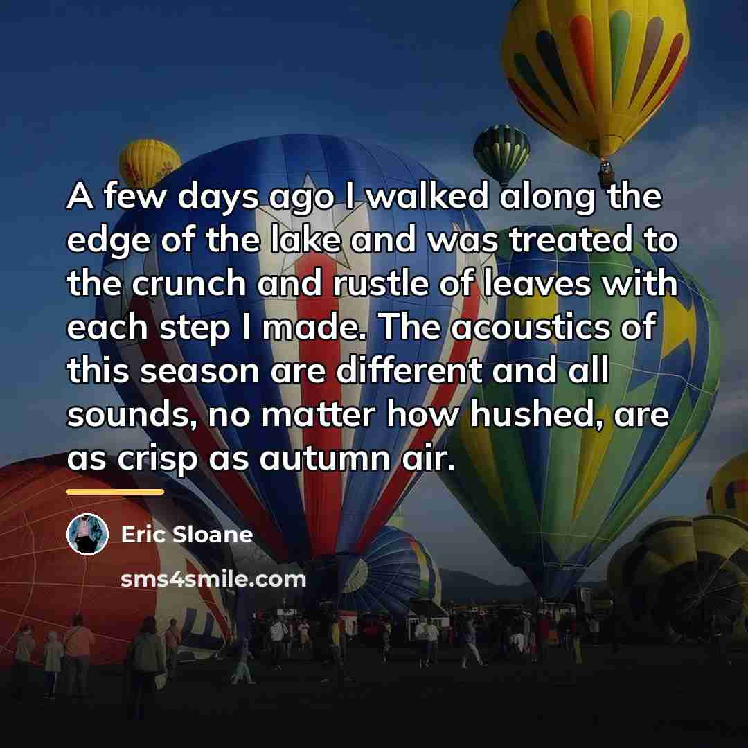 “A few days ago I walked along the edge of…” quote by Eric Sloane