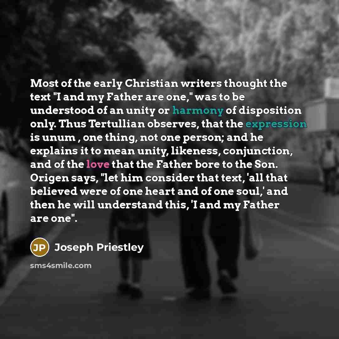 “Most of the early Christian writers thought the text "I…” quote by Joseph Priestley