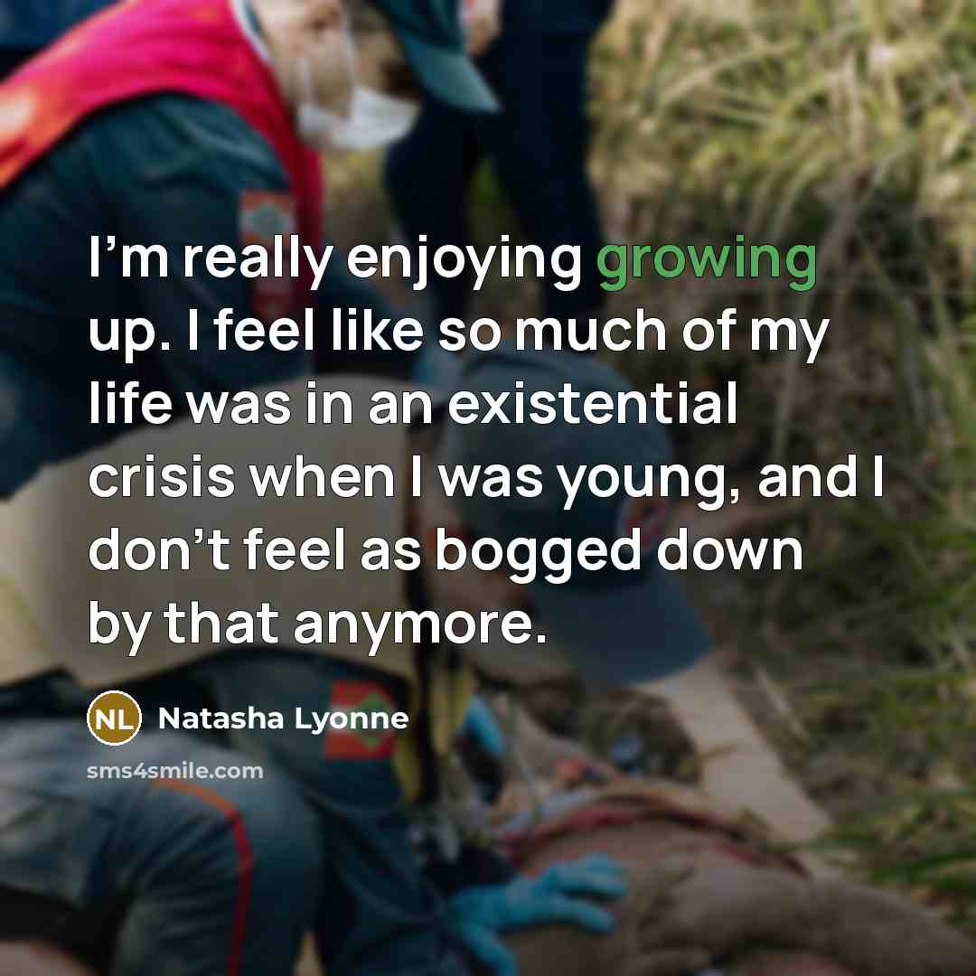 “I'm really enjoying growing up. I feel like so much…” quote by Natasha Lyonne