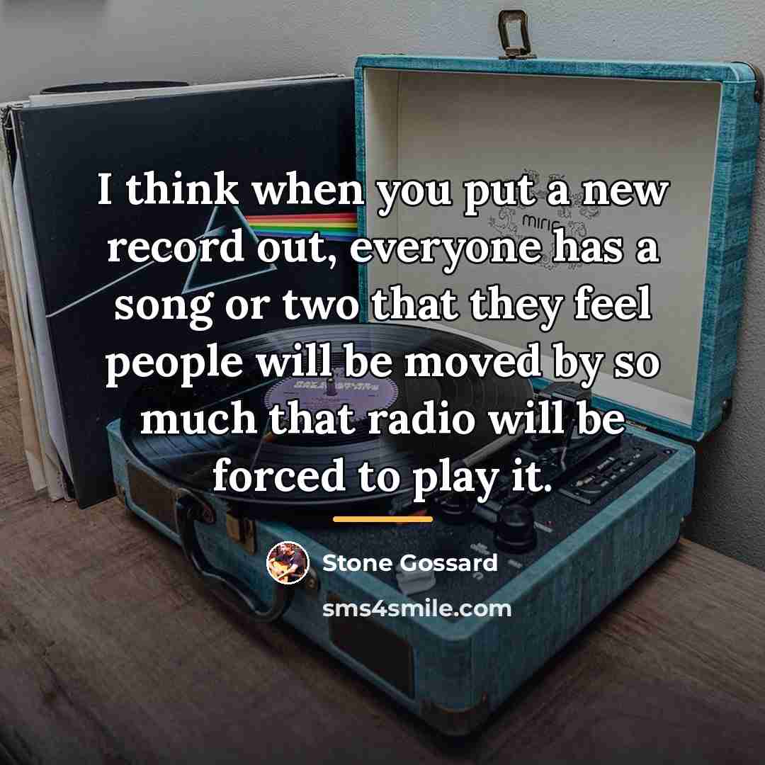 “I think when you put a new record out, everyone…” quote by Stone Gossard