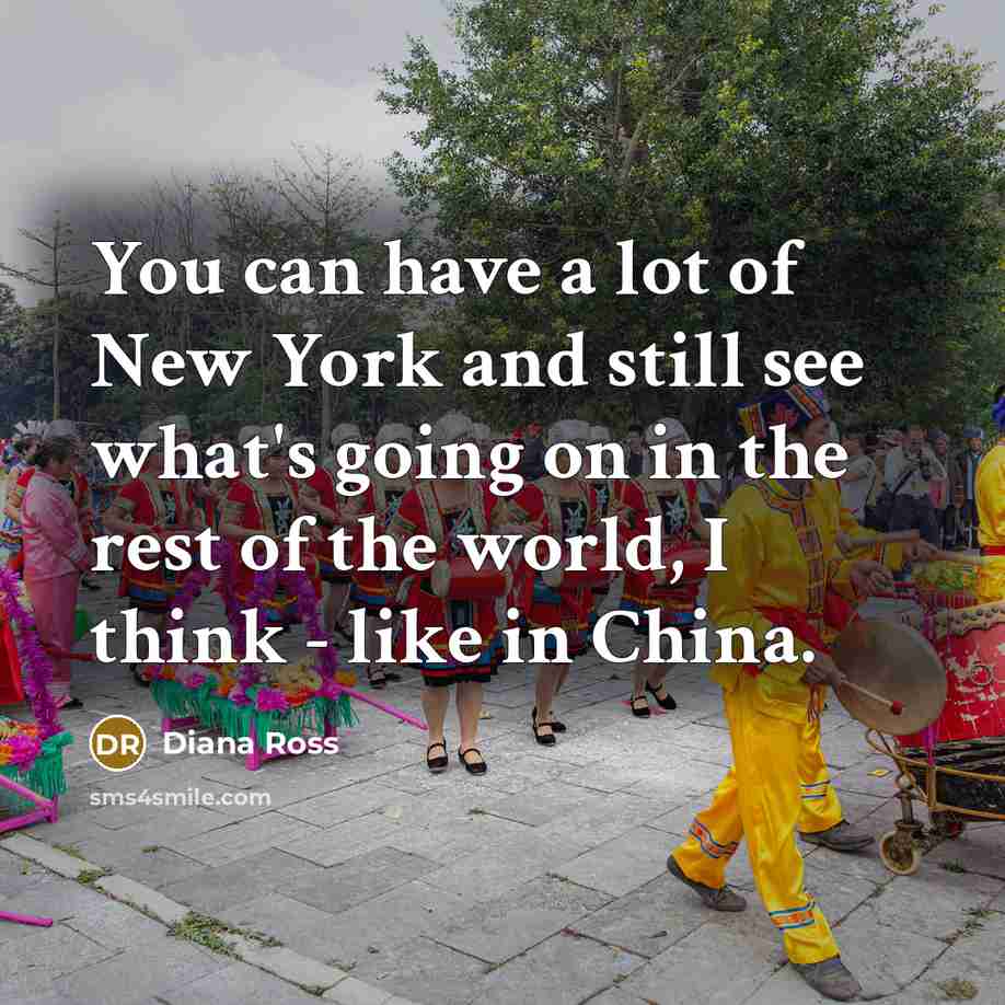 “You can have a lot of New York and still…” quote by Diana Ross
