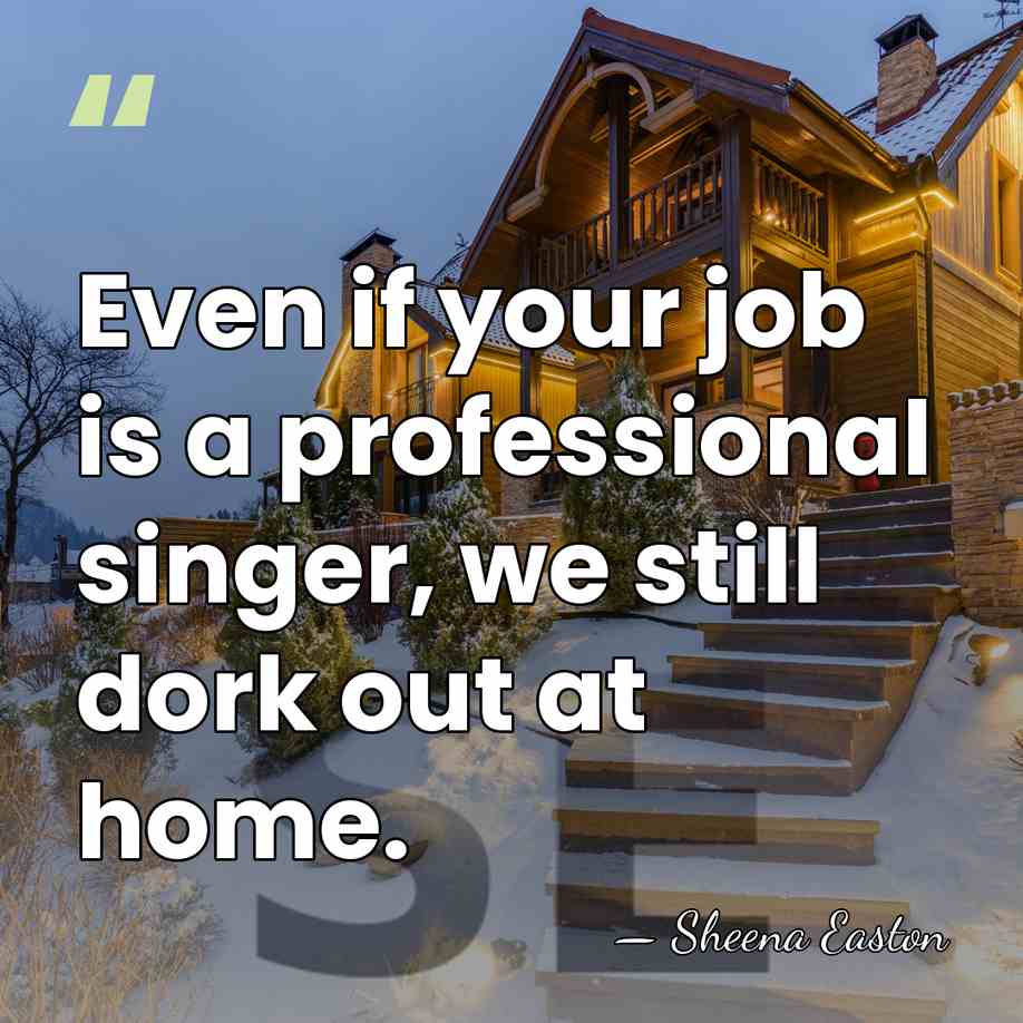 Even if your job is a professional singer, we still dork out&hellip; - Sheena Easton