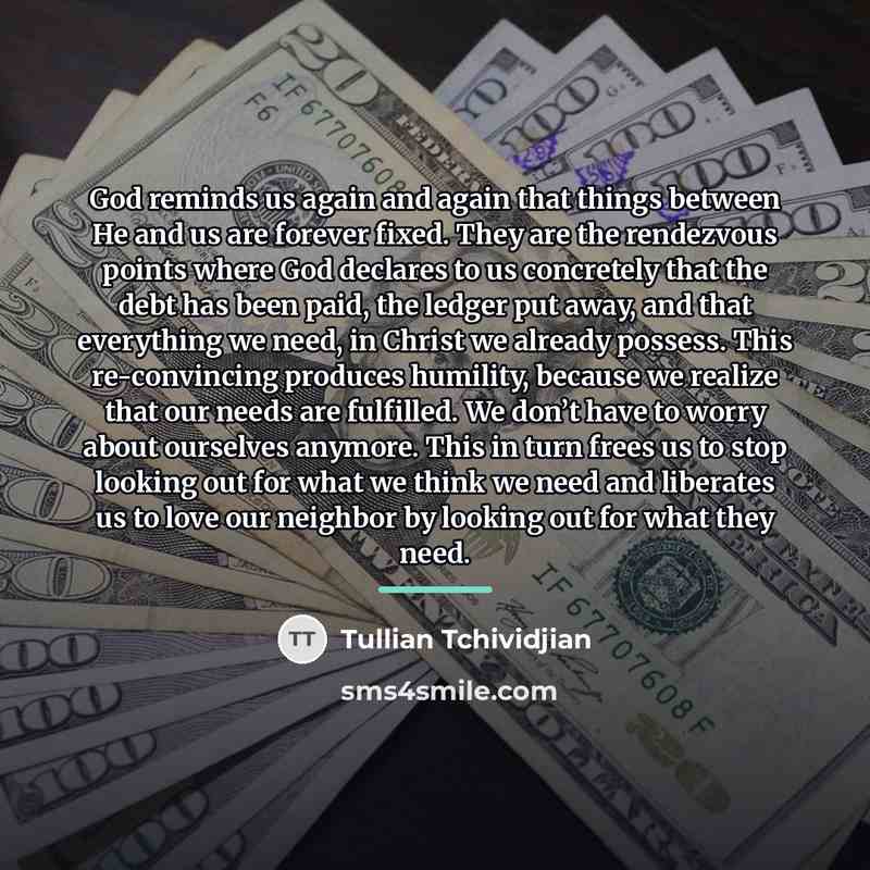 “God reminds us again and again that things between He…” quote by Tullian Tchividjian