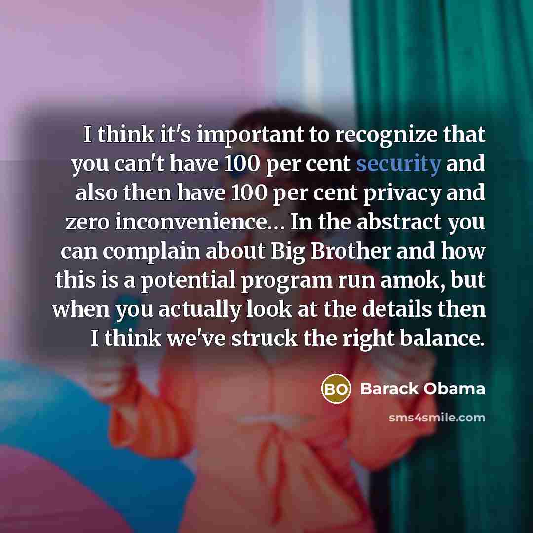 “I think it's important to recognize that you can't have…” quote by Barack Obama