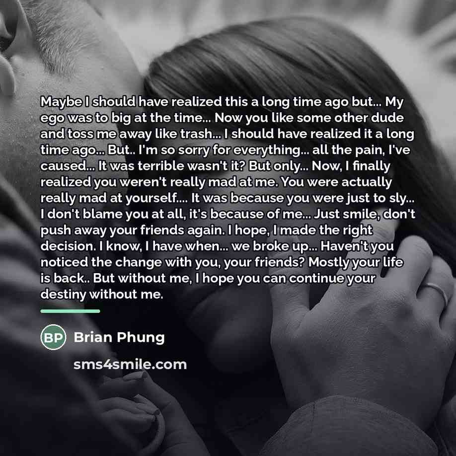 “Maybe I should have realized this a long time ago…” quote by Brian Phung