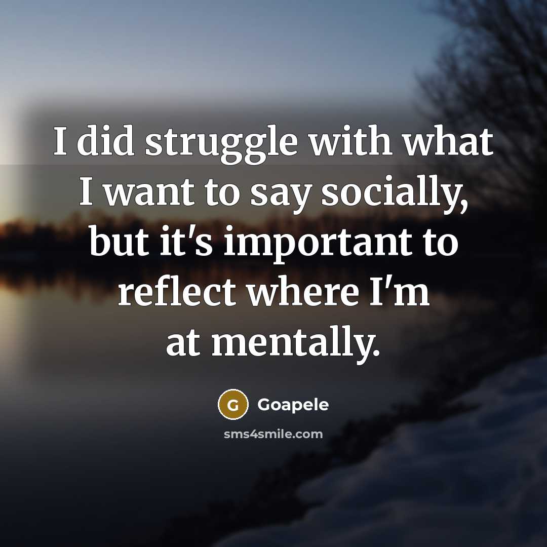 “I did struggle with what I want to say socially,…” quote by Goapele