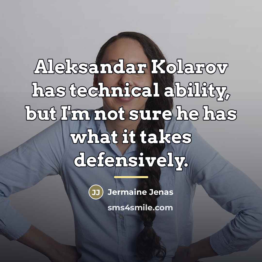 “Aleksandar Kolarov has technical ability, but I'm not sure he…” quote by Jermaine Jenas