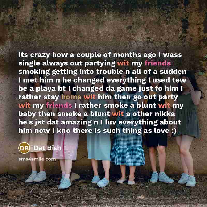 “Its crazy how a couple of months ago I wass…” quote by Dat Bish