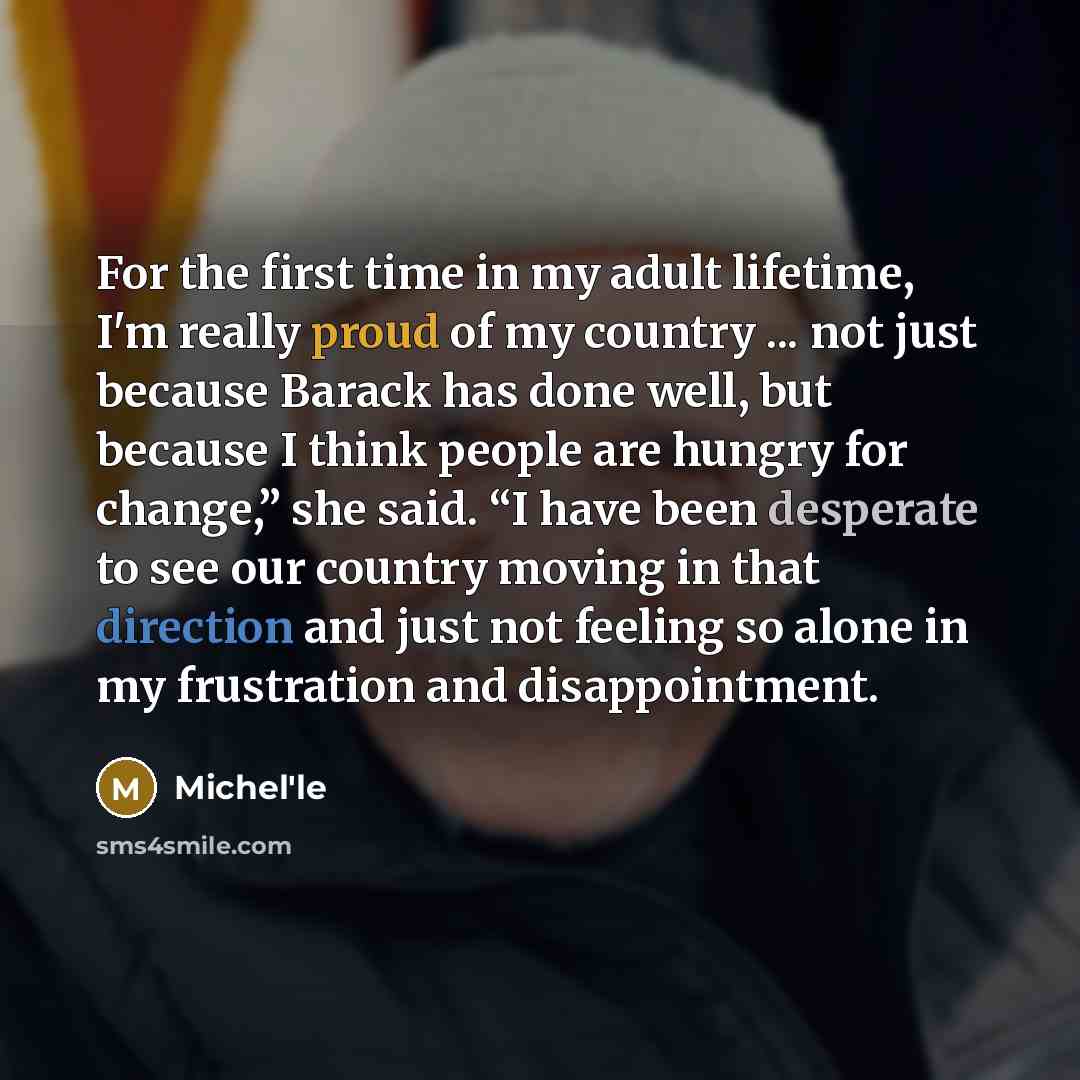 “For the first time in my adult lifetime, I'm really…” quote by Michel'le