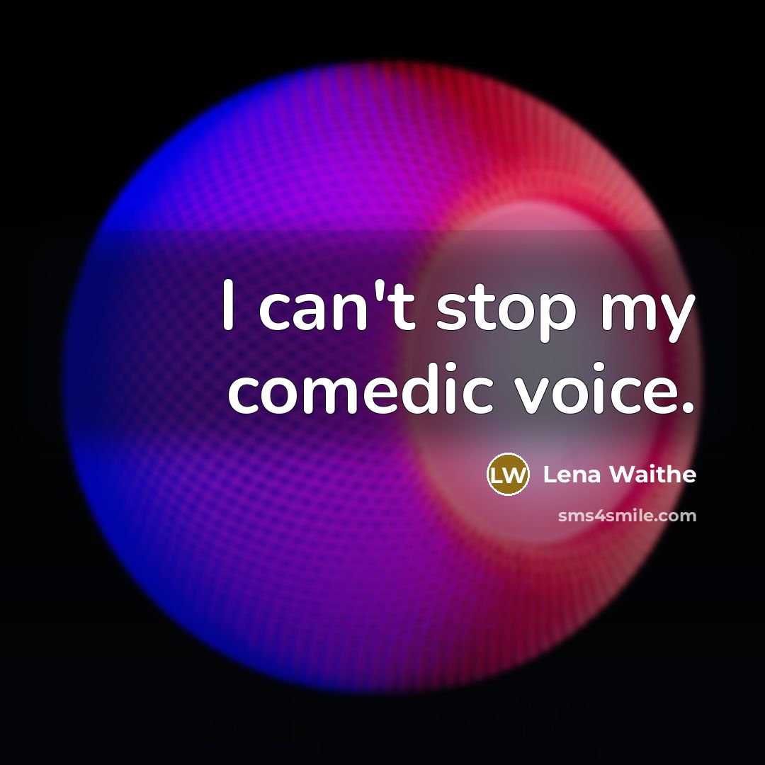 “I can't stop my comedic voice.…” quote by Lena Waithe