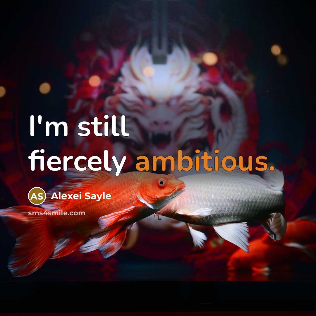 “I'm still fiercely ambitious.…” quote by Alexei Sayle