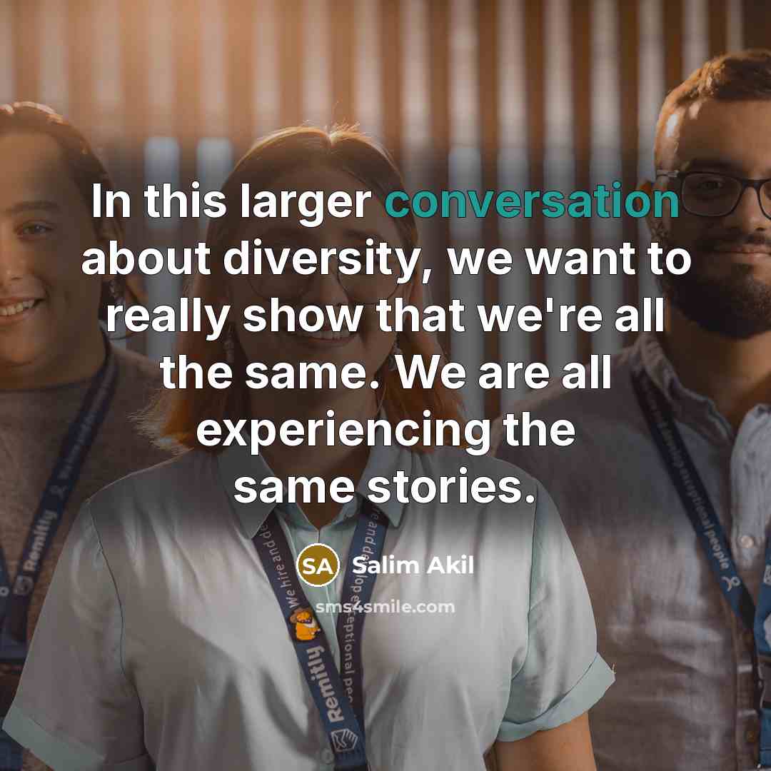 “In this larger conversation about diversity, we want to really…” quote by Salim Akil