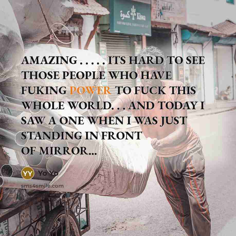 “AMAZING . . . . . ITS HARD TO SEE…” quote by Yo Yo
