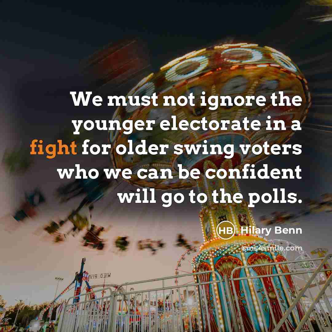 “We must not ignore the younger electorate in a fight…” quote by Hilary Benn