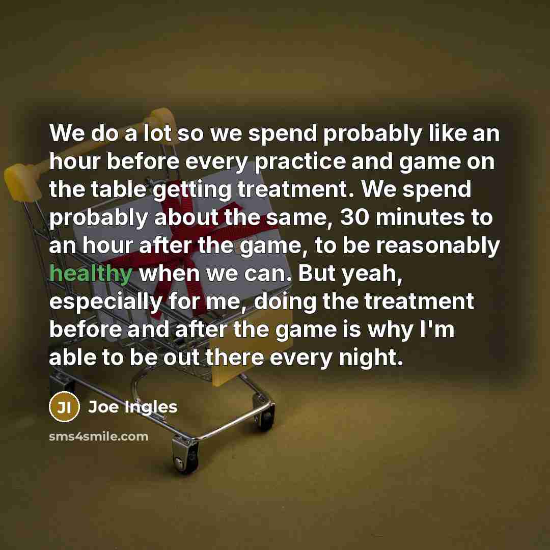“We do a lot so we spend probably like an…” quote by Joe Ingles