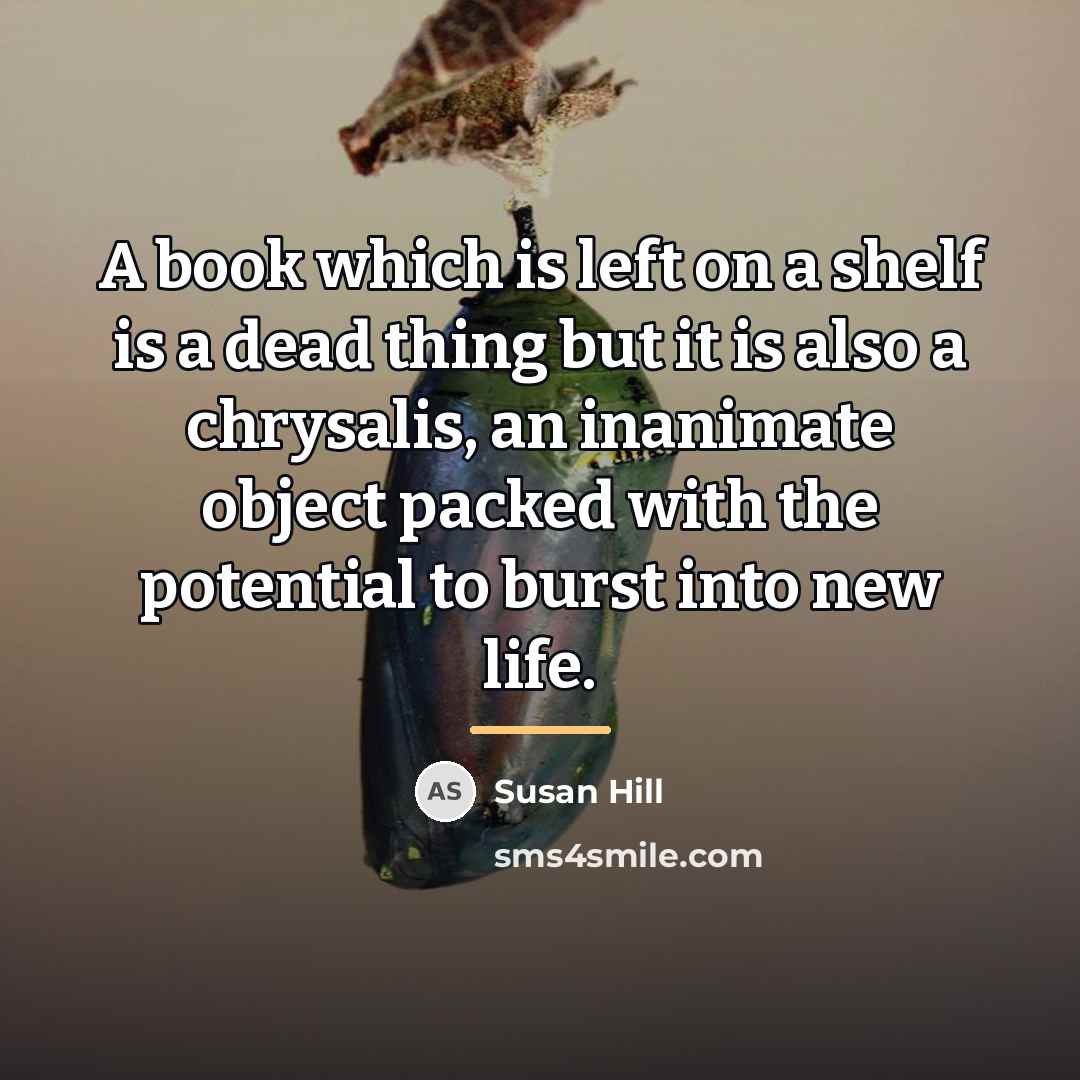 “A book which is left on a shelf is a…” quote by Susan Hill