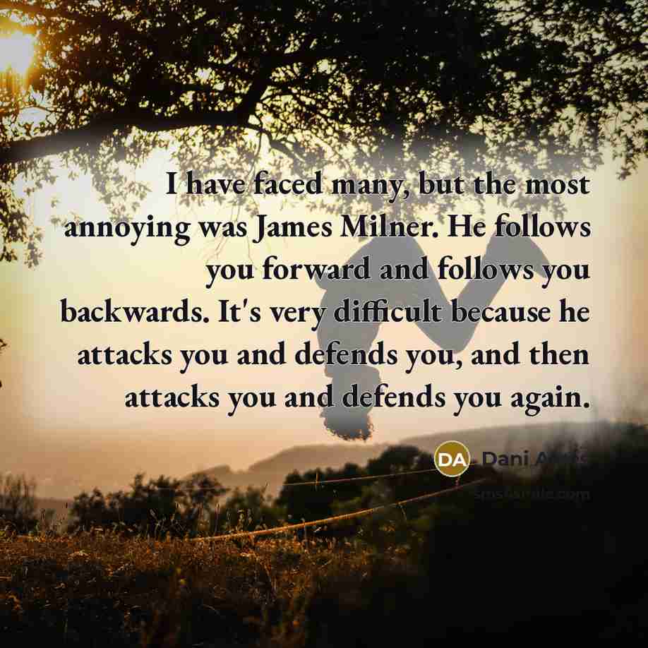“I have faced many, but the most annoying was James…” quote by Dani Alves