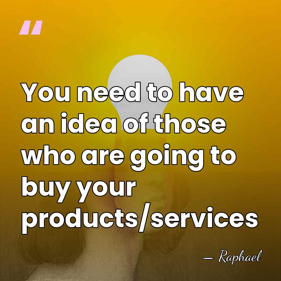 You need to have an idea of those who are going to&hellip; - Raphael