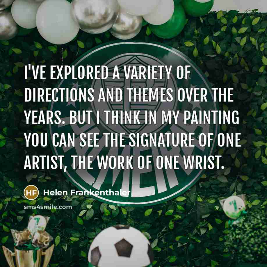 “I've explored a variety of directions and themes over the…” quote by Helen Frankenthaler