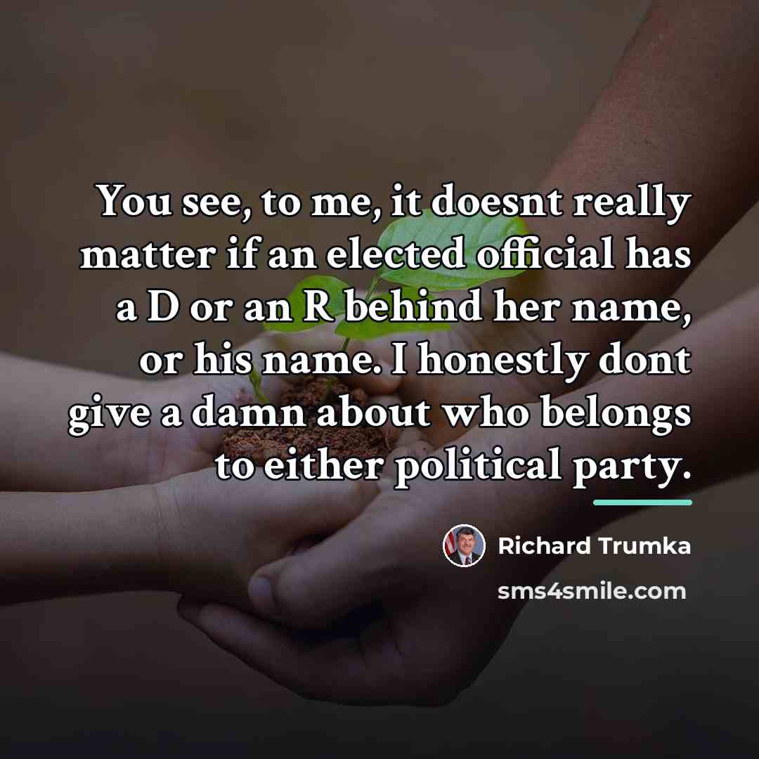 “You see, to me, it doesnt really matter if an…” quote by Richard Trumka